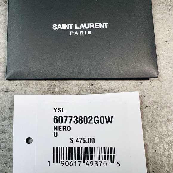 YSL Saint Laurent King Palm Nero Wallet - Picture 9 of 10